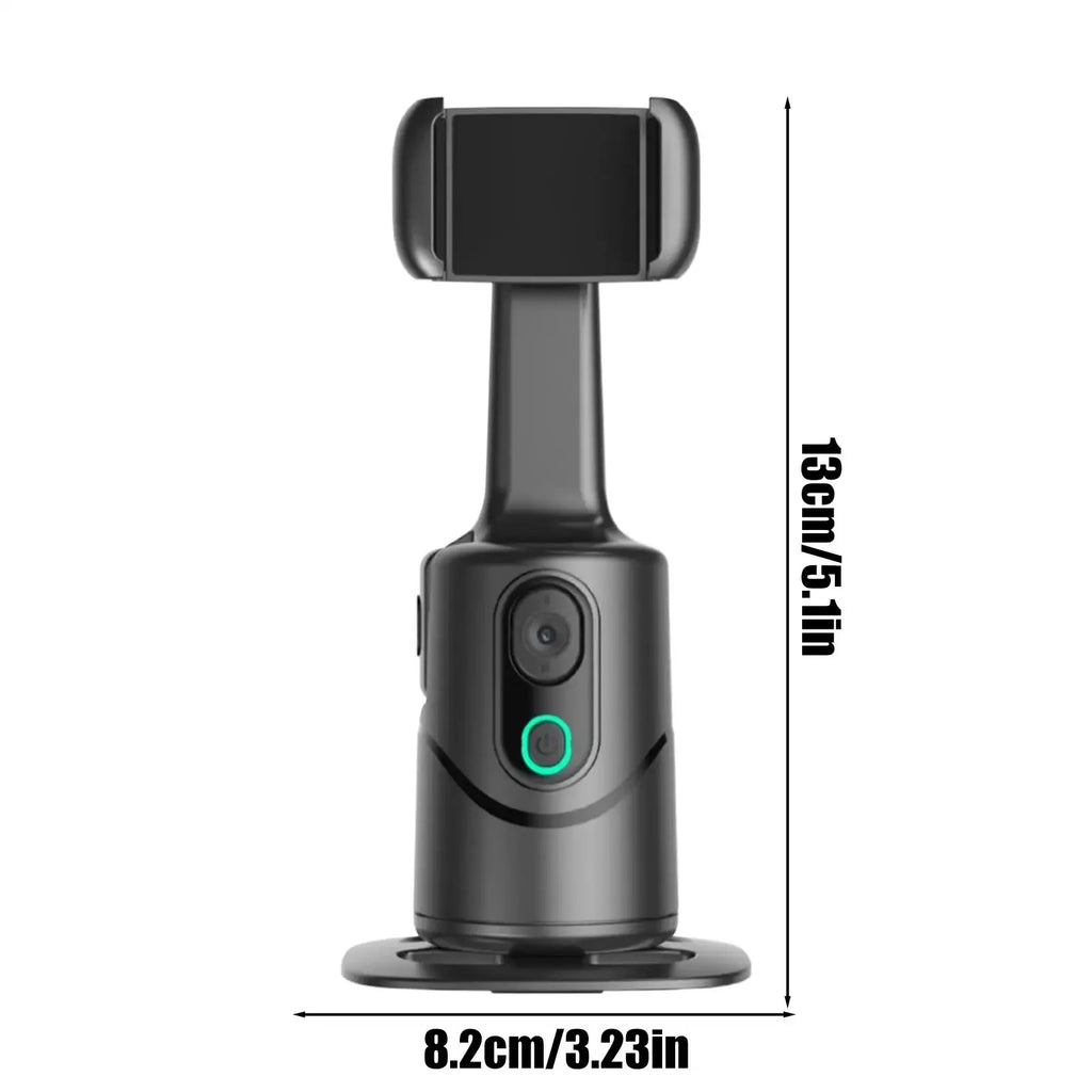 Auto Face Tracking Tripod No App Smart Stand Built-In Fill Light Follow-up Gimbal Stabilizer for Video Recording