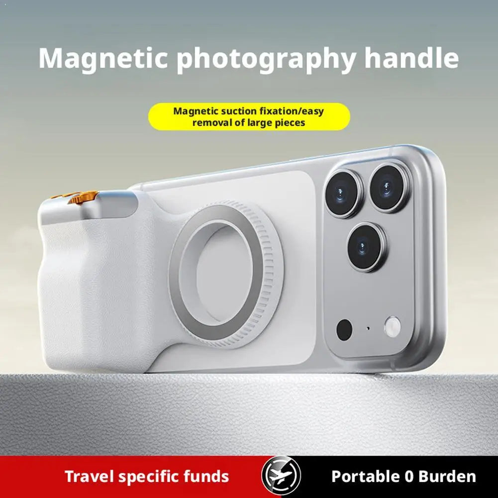 Magnetic Phone Grip for magsafe Ergonomics Phone Remote Shutter Handle Universal Portable Holder For Photography