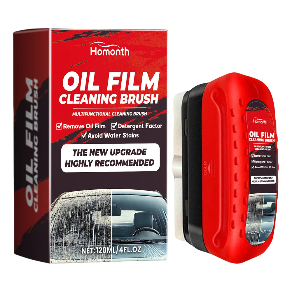 Powerful Car Windshield Cleaner Auto Glass Sponge Cleaning Brush Windshield Oil Film Stain Removal Glass Oil Film Cleaning Brush