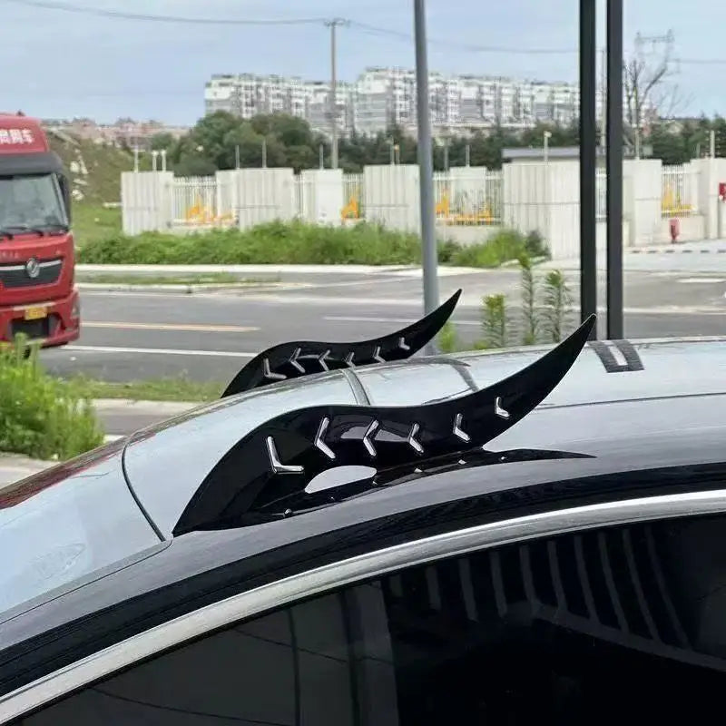 Creative 3D Dragon Horn Car Roof Decoration Car Sticker Roof Modification Ornament Halloween Car Styling Exterior Decoration