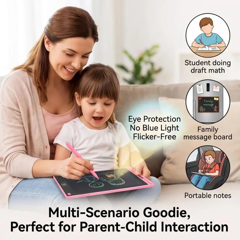 8.5'' LCD Writing Tablet Drawing Board Kids Graffiti Sketchpad Toys Handwriting Blackboard Counting Learning Toys Birthday Gifts
