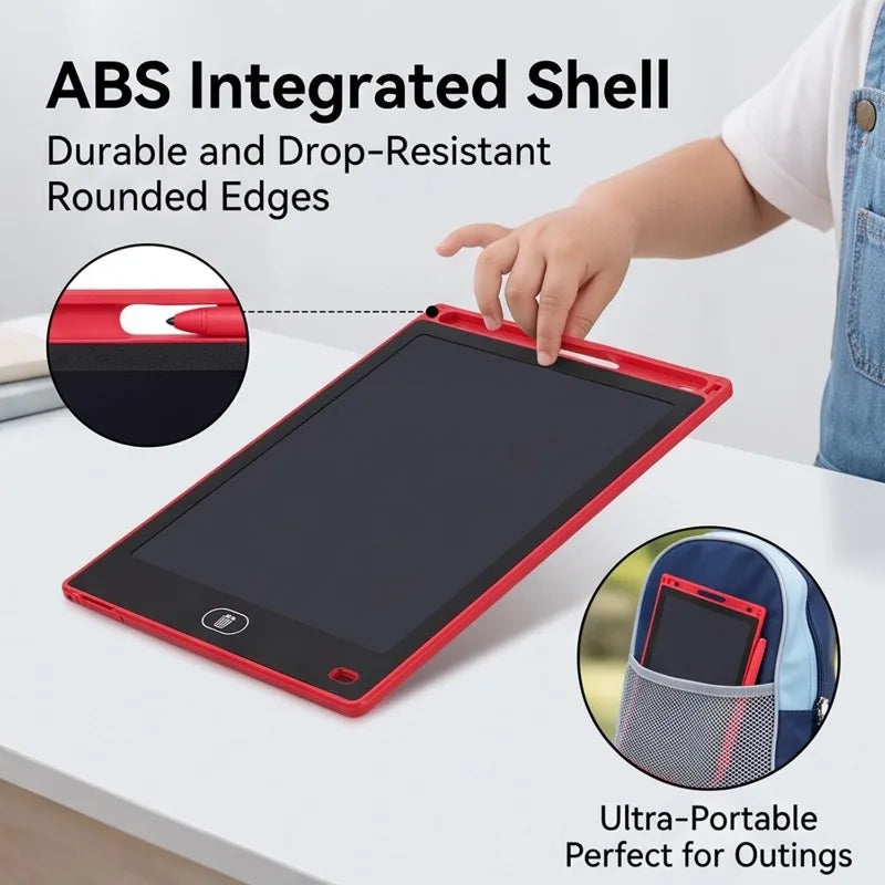 8.5'' LCD Writing Tablet Drawing Board Kids Graffiti Sketchpad Toys Handwriting Blackboard Counting Learning Toys Birthday Gifts